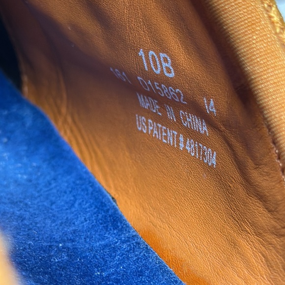 Cole Haan Orange Suede Slip Ons Size 10B - Picture 12 of 12